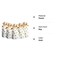 24 Pieces Treat Bags Party Favor Bags Gold Plastic Drawstring Candy Goodies Food Storage Bags Gift Wrapping Package